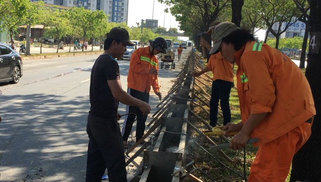 120 tỉ đồng nâng cao mặt đường Võ Văn Kiệt