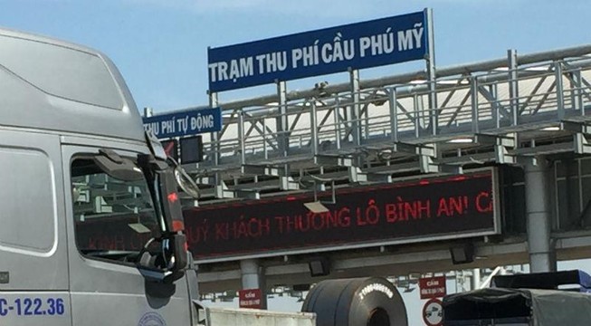 Từ 23-3, thu phí không dừng qua trạm BOT cầu Phú Mỹ