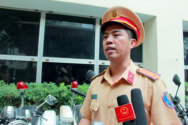Trưởng phòng CSGT TP.HCM gửi lời chúc đến U-23 Việt Nam