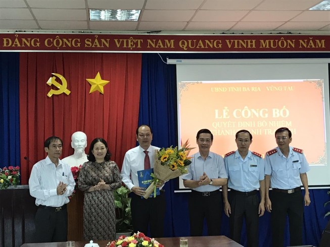 Bà Rịa-Vũng Tàu có Chánh thanh tra tỉnh mới