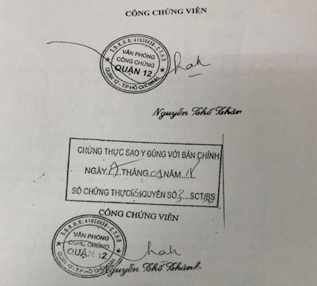 Báo động: Một văn phòng công chứng giả tại TP.HCM