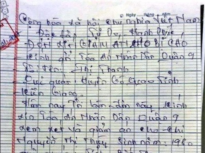 Tòa không rõ ai đưa chứng cứ vào hồ sơ