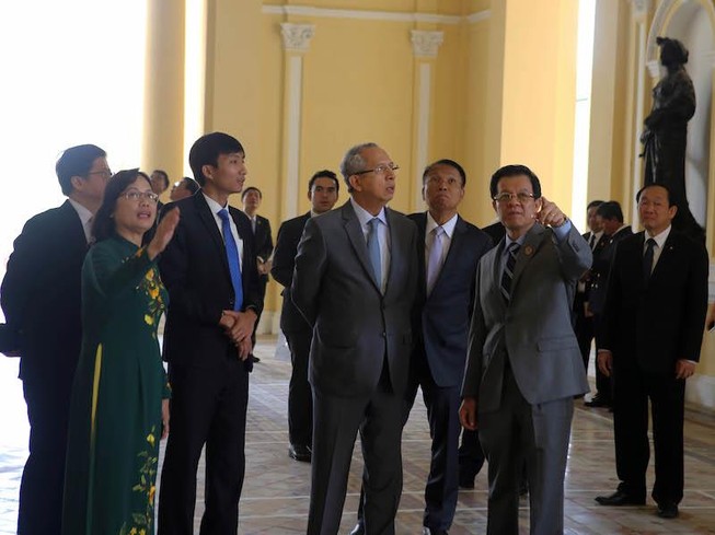Chánh án Tòa án Tối cao Thái Lan thăm TAND TP.HCM