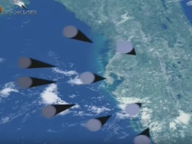 Báo Mỹ nói Nga chiếu clip mô phỏng tên lửa nhắm Florida