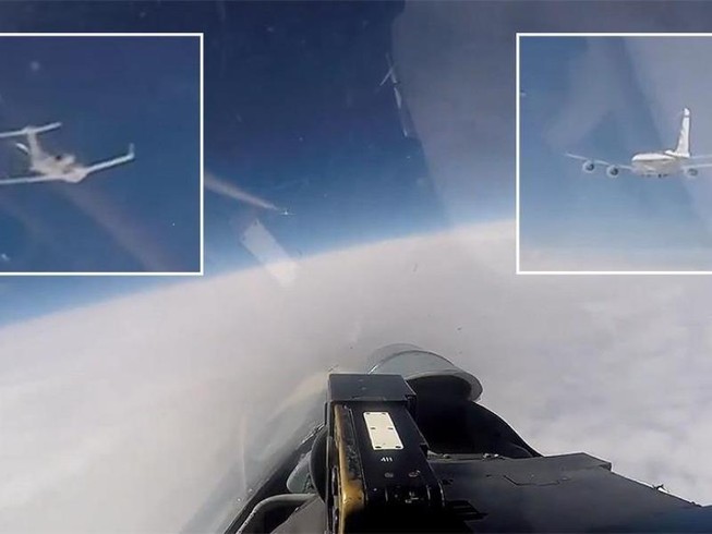 Su-27 Nga bám theo trinh sát cơ Mỹ, Thụy Điển ở biển Baltic
