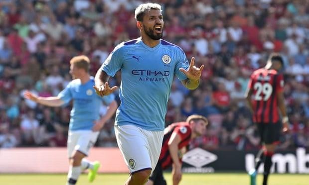 Aguero lập cú đúp, Man.City áp sát Liverpool