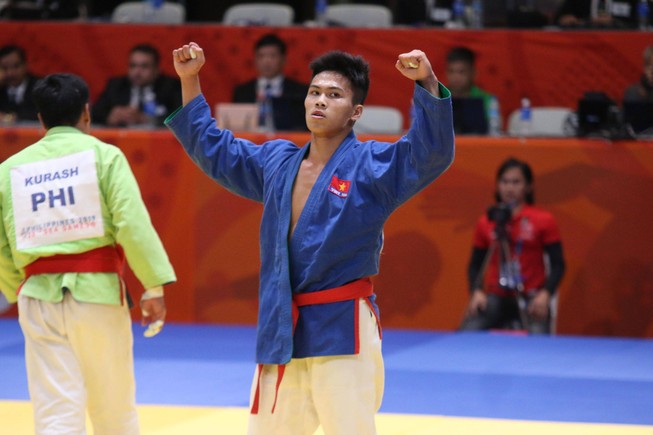 Tuyển Kurash Việt Nam giành 5 HCV trong ngày thi đấu thứ 2