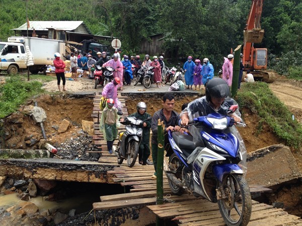 EVN bác tin đồn vỡ đập thủy điện Sông Tranh 2