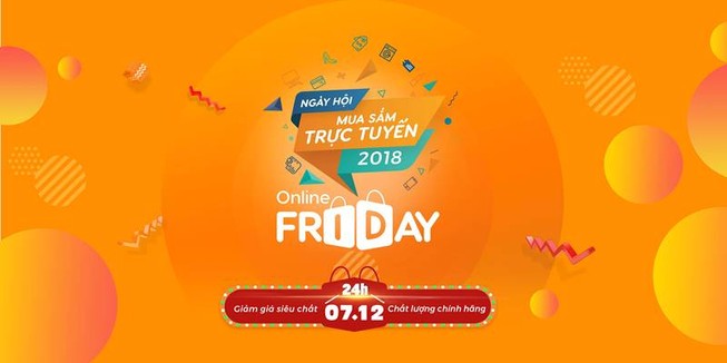 Online Friday 2018: Nhiều mặt hàng giá 0 đồng