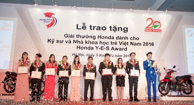 Honda Việt Nam trao giải thưởng Honda Y-E-S 2016