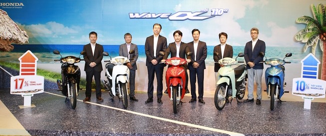 Honda ra mắt Wave Alpha 110cc hoàn toàn mới