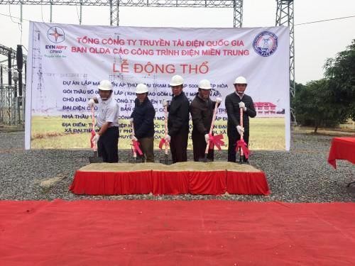 Lắp biến áp 220kV thứ 2 tại TBA 500kV Hiệp Hòa