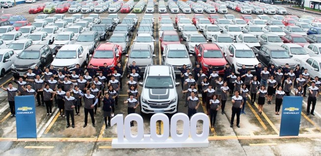Chevrolet Việt Nam đạt 10.000 xe được bán ra năm 2017