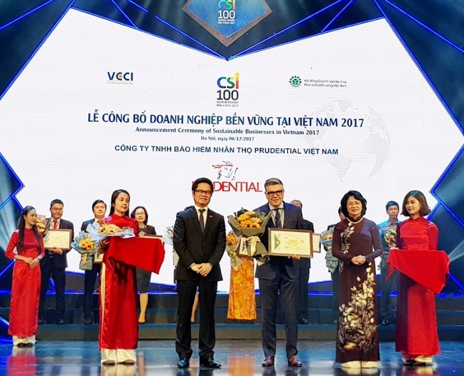 Prudential nhận nhiều giải thưởng quốc tế và trong nước
