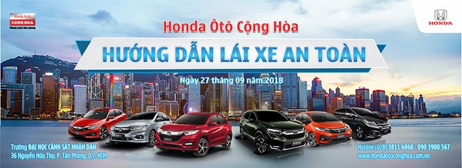 Hướng dẫn lái xe an toàn cho lực lượng cảnh sát