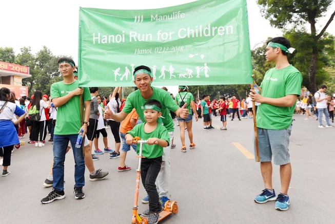 Manulife Việt Nam: Chạy vì trẻ em Hà Nội 2018