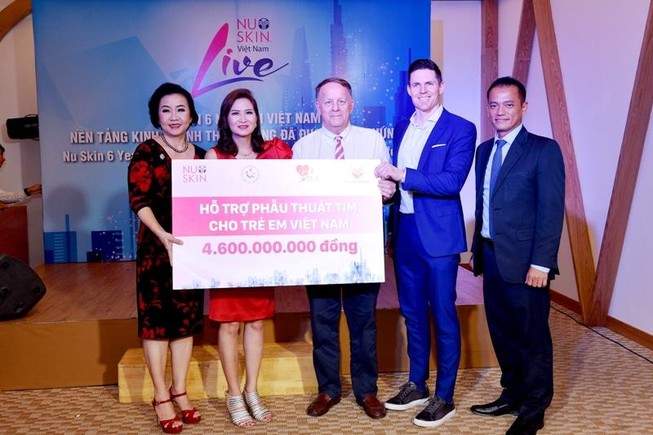 Nu Skin: 4,6 tỷ đồng phẫu thuật tim cho trẻ em