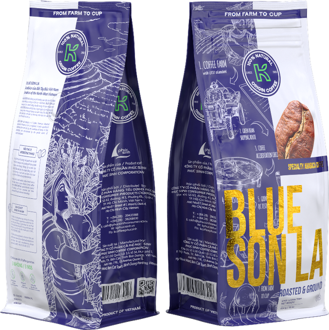 “Blue Sơn La”, cà phê vùng Tây Bắc đã đến TP.HCM