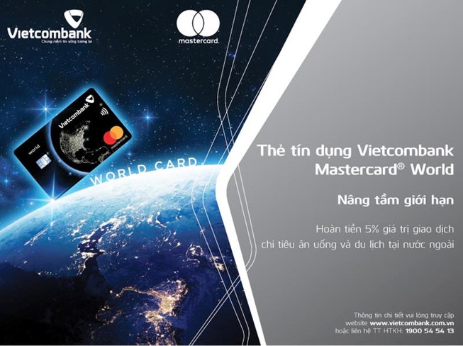 Nhiều ưu đãi cho chủ thẻ Vietcombank Mastercard World