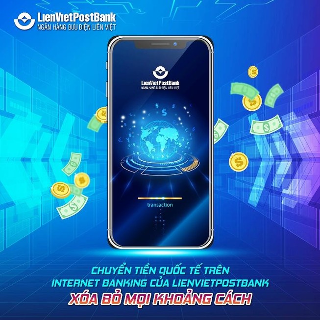 Dễ dàng, nhanh chóng chuyển tiền quốc tế qua Internet Banking