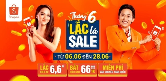 Shopee: “Lắc là sale”, khuấy đảo mùa hè 2019
