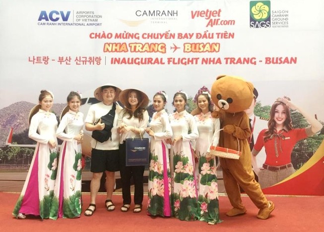Vietjet khai trương đường bay thẳng duy nhất Nha Trang-Busan