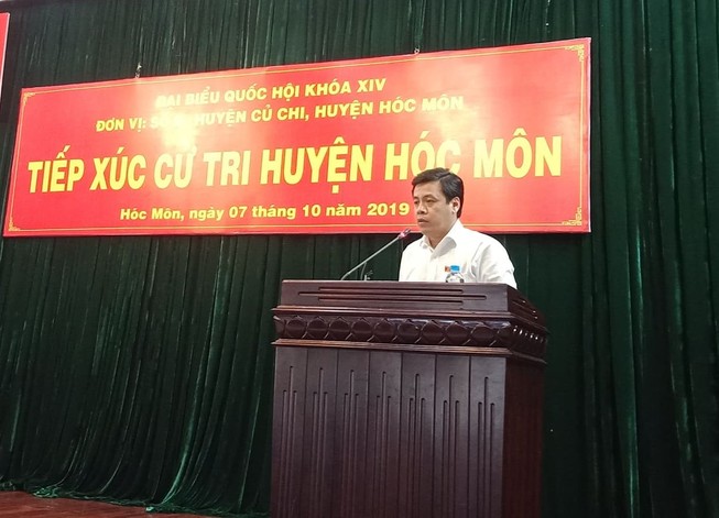 Vụ Alibaba 'nóng' tại buổi tiếp xúc cử tri ở Hóc Môn
