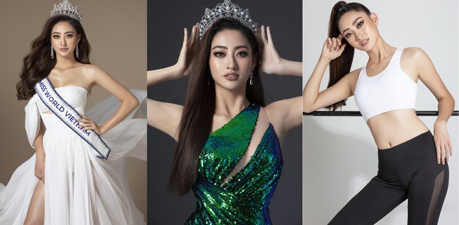 Hoa hậu Lương Thùy Linh nóng bỏng trên trang chủ Miss World