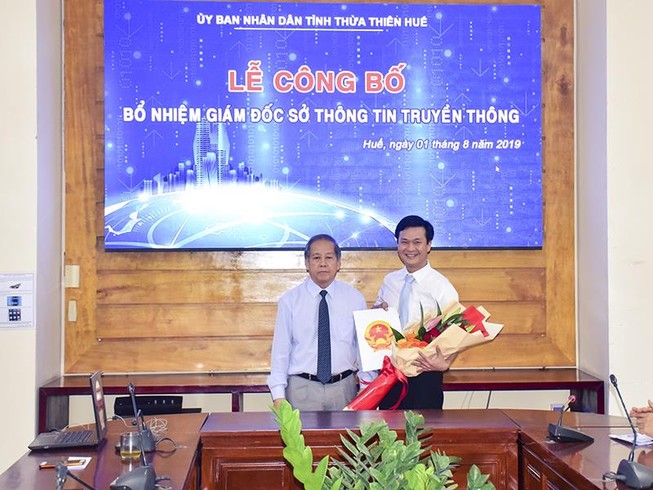 Thừa Thiên-Huế có tân giám đốc Sở TT&TT 38 tuổi