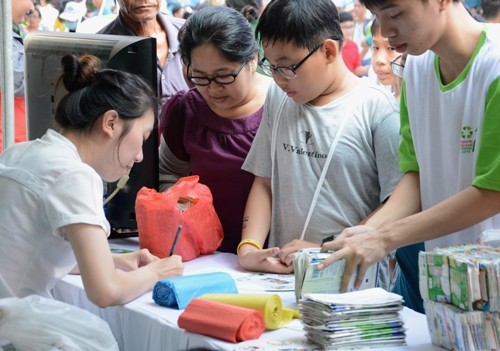 Tái chế để thành phố càng xanh thêm