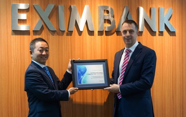 Eximbank: Giải thưởng thanh toán quốc tế xuất sắc
