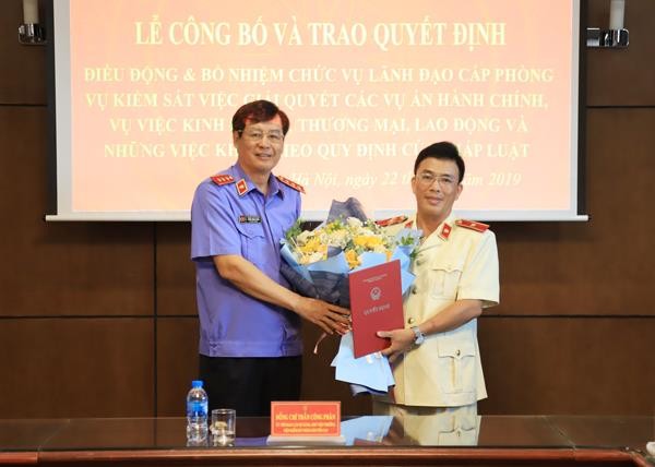 Nhân sự mới Viện kiểm sát Tối cao