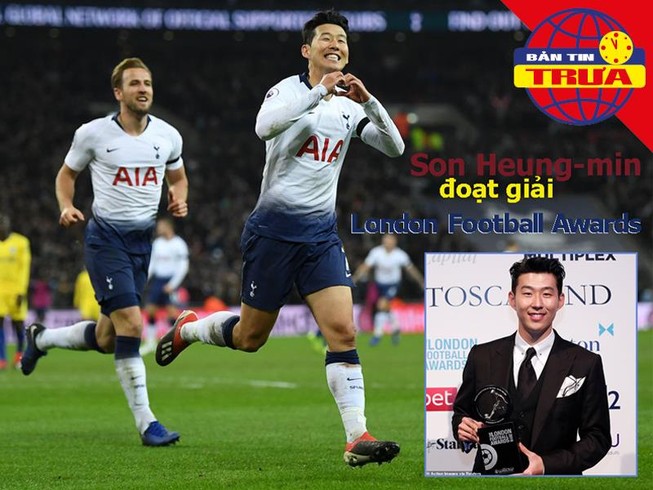 Son Heung-min đoạt giải ở London, thầy Park vi hành phố núi