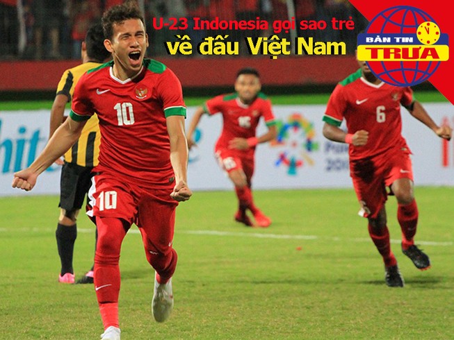Indo gọi sao từ châu Âu về đấu U-23 VN, Ronaldo trốn triệu tập