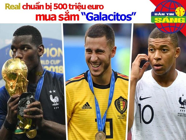 Real Madrid chi 500 triệu euro mua sắm ‘dải ngân hà'