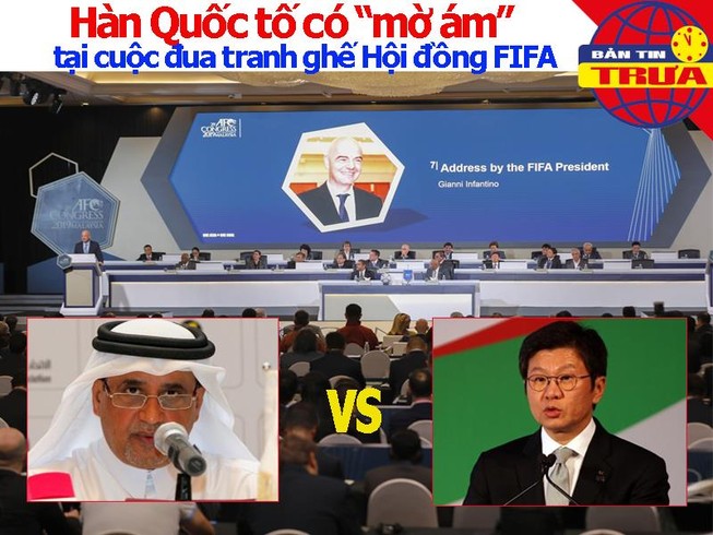 Hàn Quốc tố có 'mờ ám' trong bầu cử Hội đồng FIFA