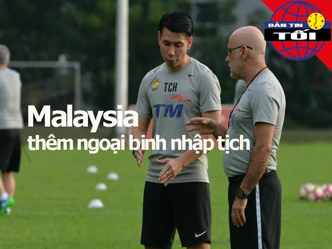 Malaysia thêm ngoại binh nhập tịch, Hà Lan hoãn VĐQG