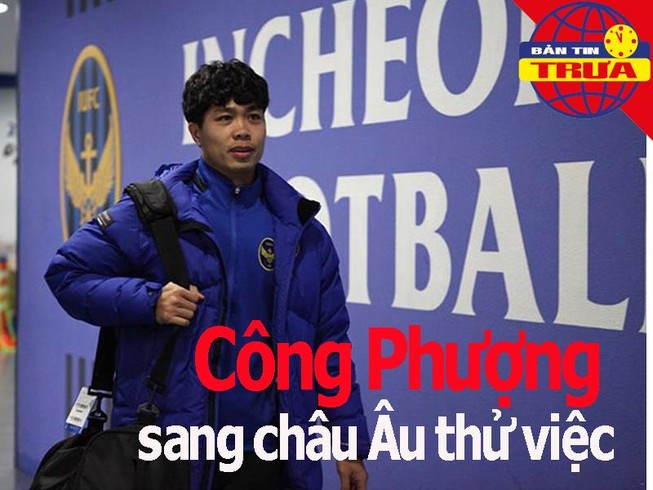 Công Phượng sang châu Âu thử việc, Thái Lan công bố danh sách
