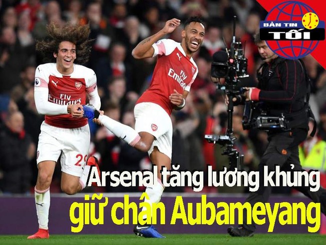Arsenal tăng lương khủng giữ chân Aubameyang, MU đón tân binh