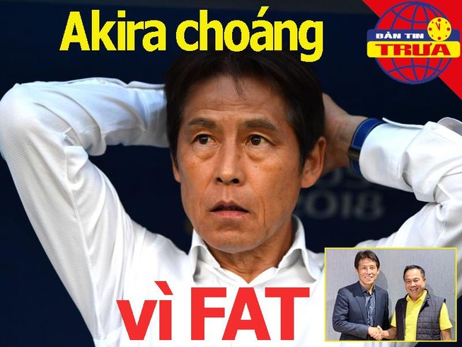 Akira Nishino choáng vì thông tin dẫn dắt 'Voi chiến'
