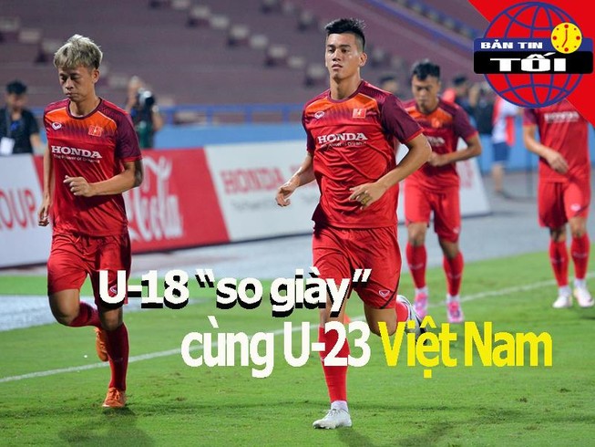 U-23 Việt Nam 'so giày' với U-18; Anh Khôi vô địch U-20 châu Á