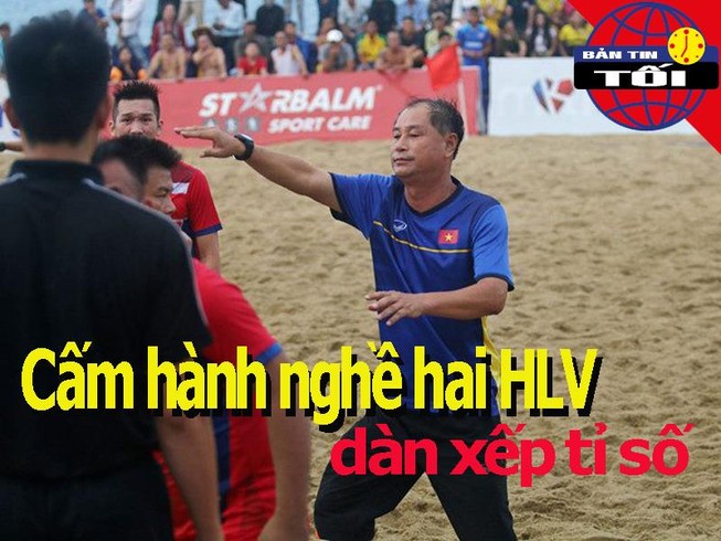Dàn xếp tỉ số, hai HLV bóng đá bãi biển bị cấm hành nghề