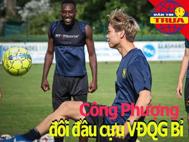 Công Phượng trước cơ hội đối đầu cựu VĐQG Bỉ