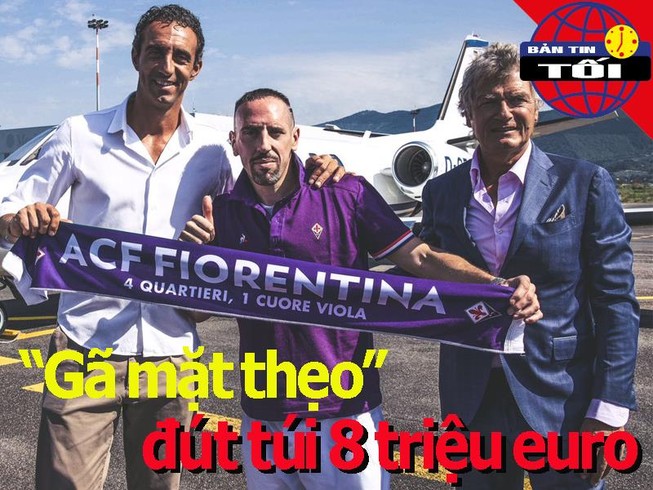 Ribery đút túi 8 triệu euro; Ronaldo mập mờ chuyện treo giày