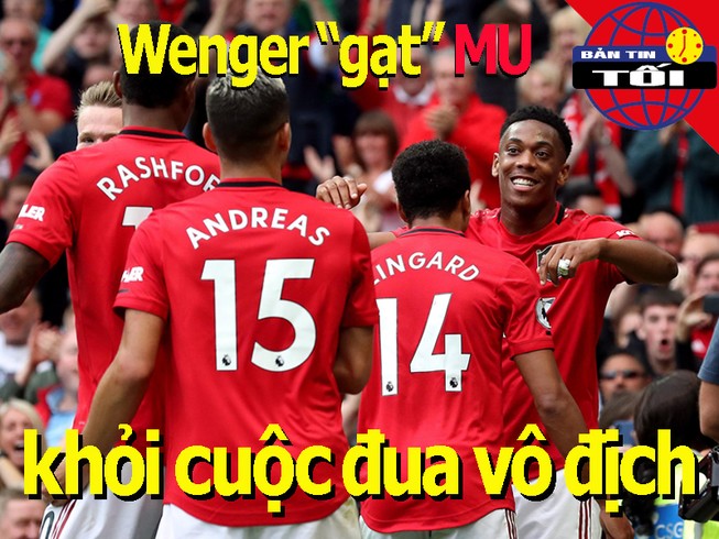 Wenger gạt MU khỏi cuộc đua vô địch; quân HA Gia Lai thất sủng
