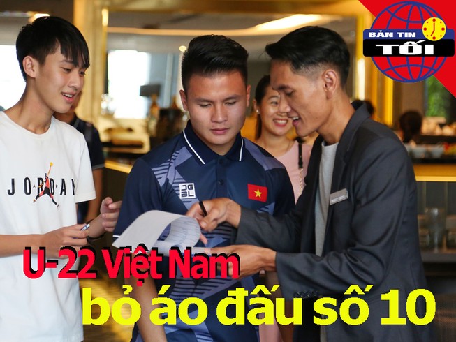 U-22 bỏ áo đấu số 10; Muangthong 'chấm' Quế Ngọc Hải
