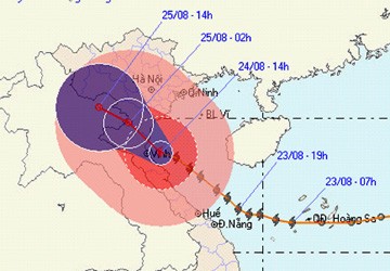 Tin mới cập nhật: Bão số 3 đang vào Hà Tĩnh