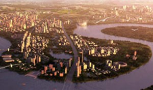 Đảo Kim cương của KTS Arata Isozaki