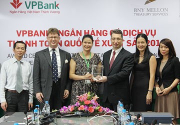 VPBank nhận giải thưởng về thanh toán quốc tế