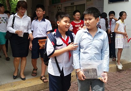 Đã có điểm khảo sát vào lớp 6 Trần Đại Nghĩa